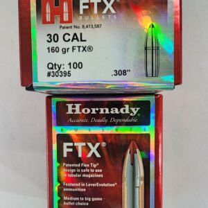 Hornady 30cal 160gr FTX #30395